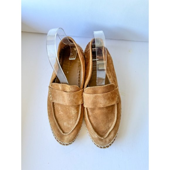 Vince Brown Loafers Daria Suede Espadrilles Classic Comfy Casual 8 - Picture 4 of 11